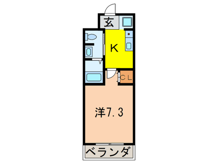 ライジングコート深江本町フラワーパークの間取り写真