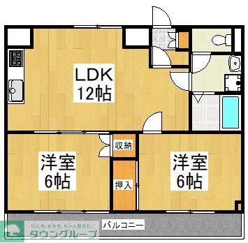 西武池袋線 小手指駅 徒歩15分 3階建 築32年の間取り写真
