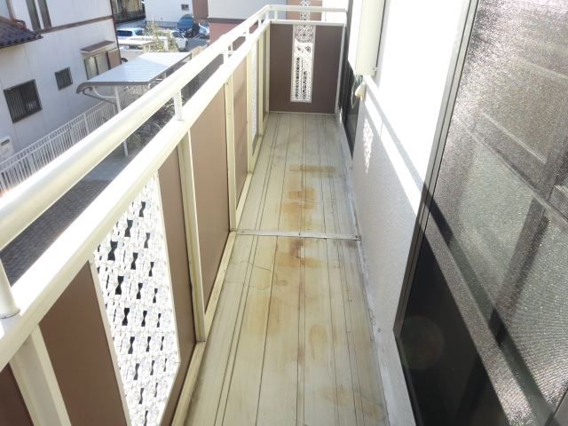 バルコニー　南向きのべランダです。