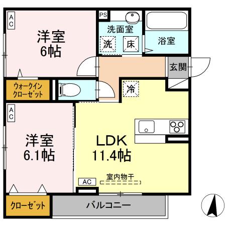 ＪＲ山陽本線 東福山駅 徒歩25分 3階建 築3年の間取り写真