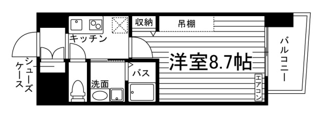 フォレスタ岡山医大前の間取り写真