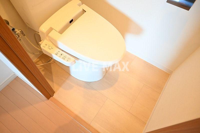 トイレ　モデルルームです・家具小物類はつきません