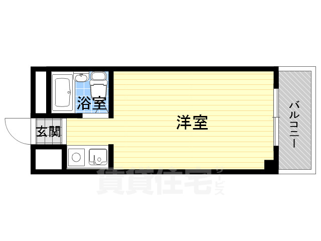 レアレア梅田3番館の間取り写真