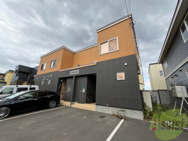 建物外観　札幌市北区新川西３条「ビッグブリッヂ新川３」