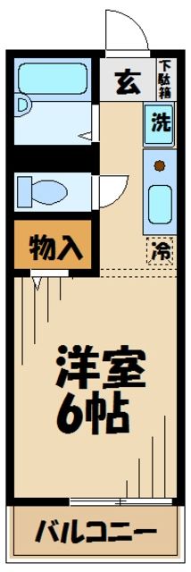 ジュネスの間取り写真