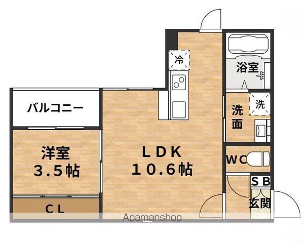 地下鉄今里筋線 だいどう豊里駅 徒歩10分 3階建 築1年の間取り写真