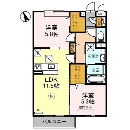 ＪＲ山陽本線 西明石駅 徒歩20分 3階建 築7年の間取り写真