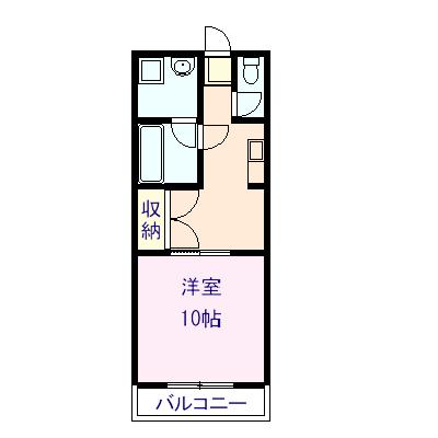 【ロジュマン森Iの間取り】