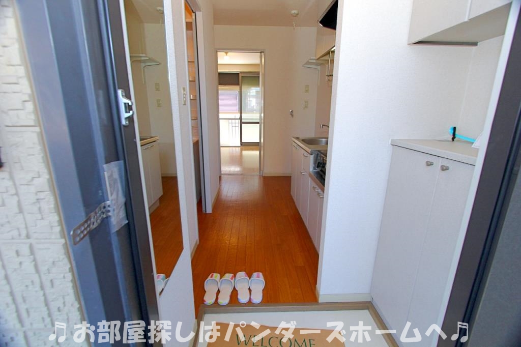 マハロハイツの玄関写真