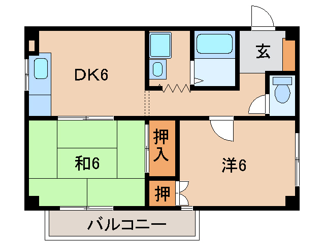 メゾン花園の間取り