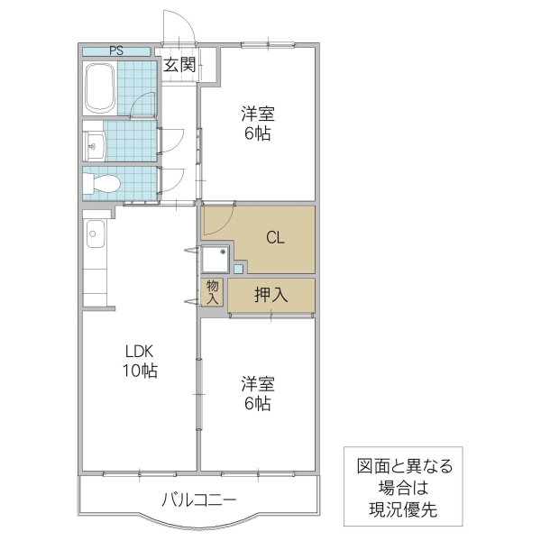 フィオーレAの間取り