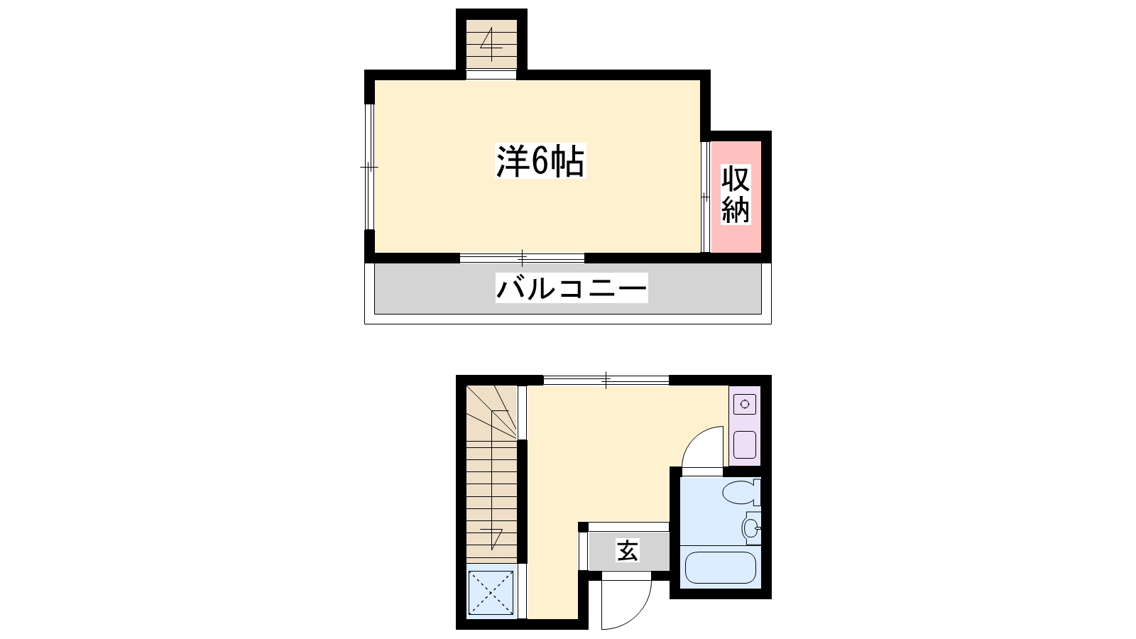 しらさぎハウスの間取り