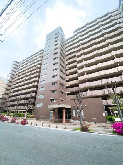大阪市城東区森之宮のマンションの建物外観