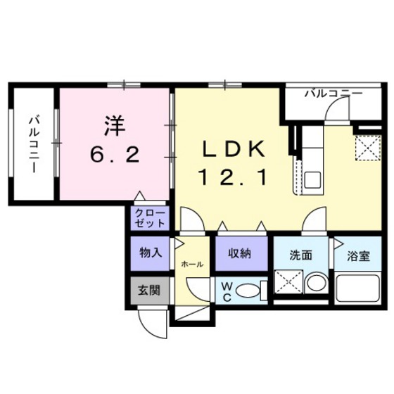 フォレスト　クレーンの間取り