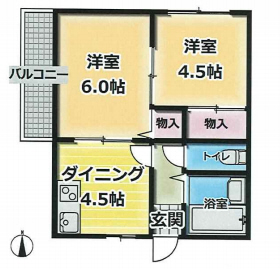 六甲アビタシオンの間取り