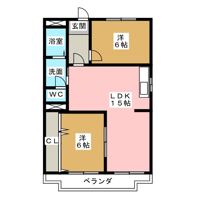 三鉦マンションの間取り