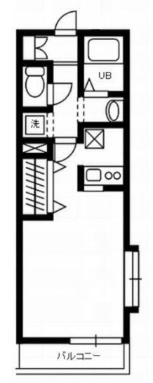 神奈川県相模原市中央区上矢部１（アパート）の賃貸物件の間取り