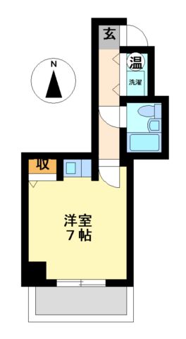 名古屋市中区丸の内のマンションの間取り