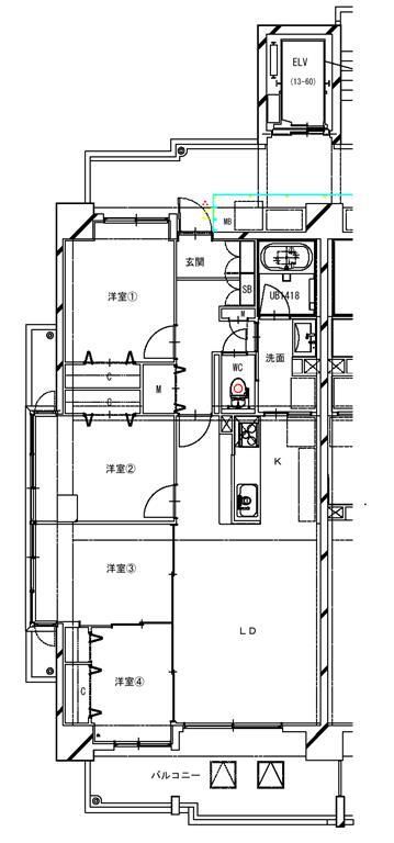 【PIER倉敷の間取り】