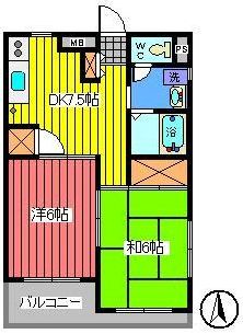 【さいたま市浦和区高砂のマンションの間取り】