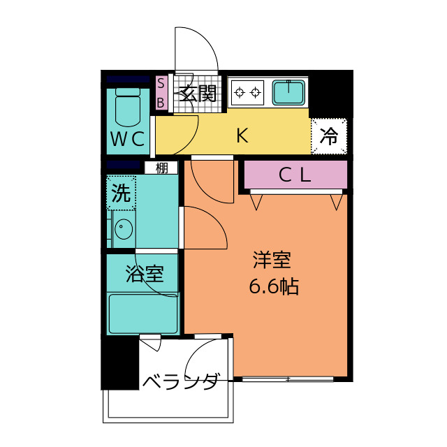 エスティメゾン東別院の間取り