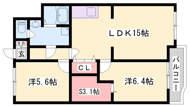 ロストフ８８の間取り