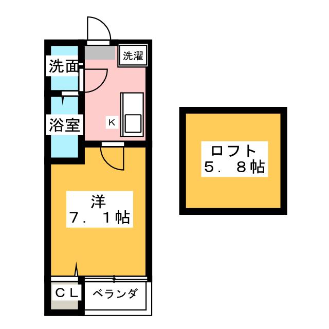 ルーエ２番館の間取り