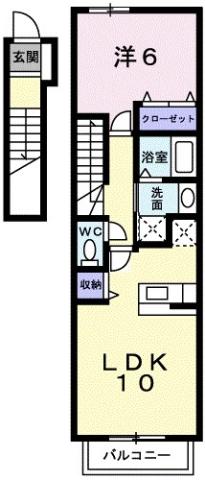 フラット古鷹の間取り