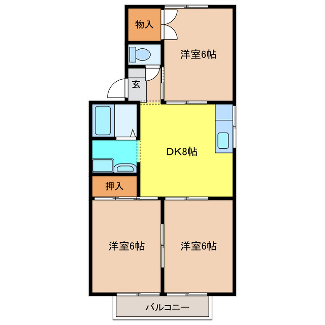 クラベールの間取り