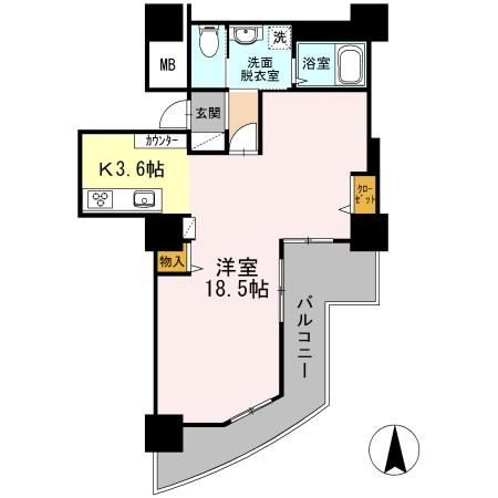 品川シーサイドビュータワーIIの間取り