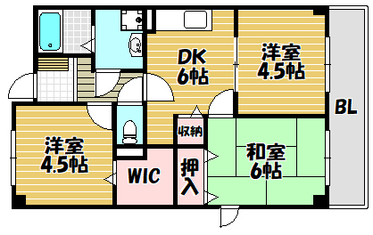 トゥールモンドの間取り