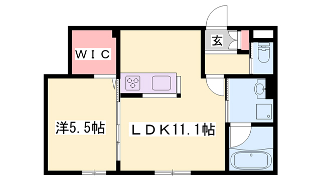 グランディールの間取り