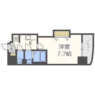 Luxe難波西Iの間取り