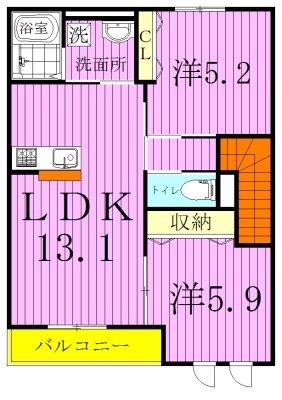 メゾンプランドールの間取り