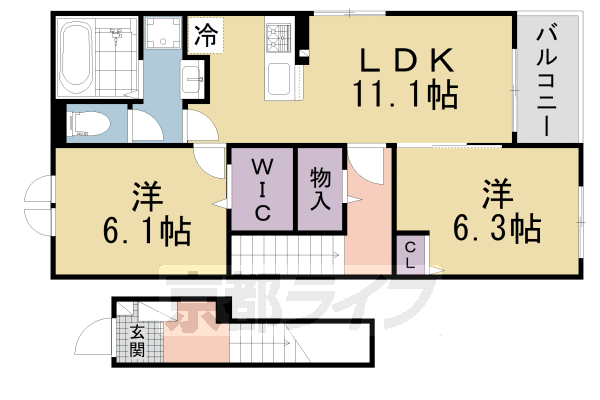 ビバアヴニールIIの間取り