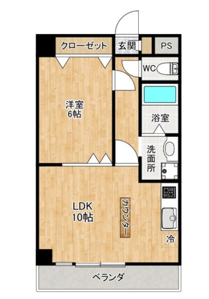 所沢市中新井のマンションの間取り