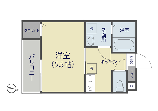 ＭＥＬＤＩＡ新里町の間取り