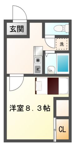 デスタン神野東の間取り