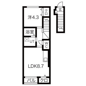 FelizMiltoniaの間取り