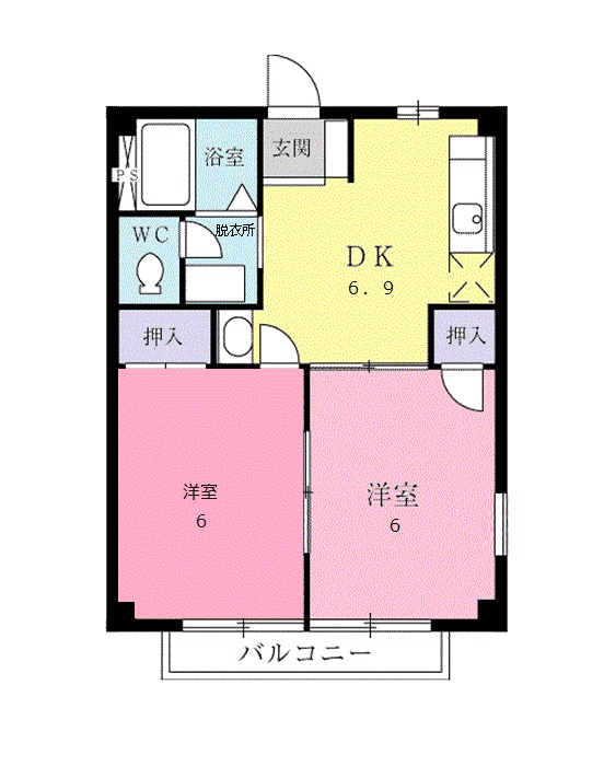 ファミール９７Iの間取り