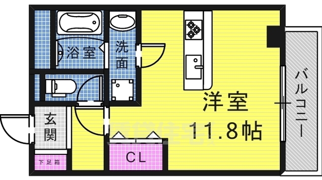 堺市堺区寺地町東のマンションの間取り