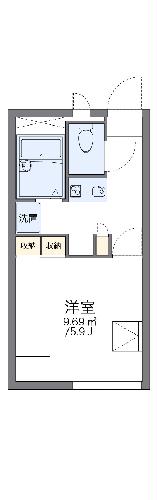 レオパレス新屋敷の間取り