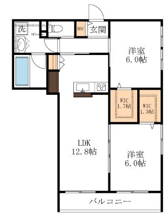 ガーデンロッジの間取り