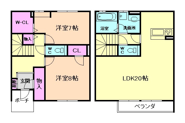 シーズンズの間取り