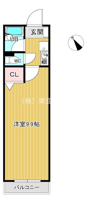 ライズ島崎Iの間取り