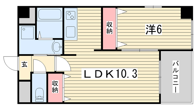 【ヴェルディア今出川の間取り】