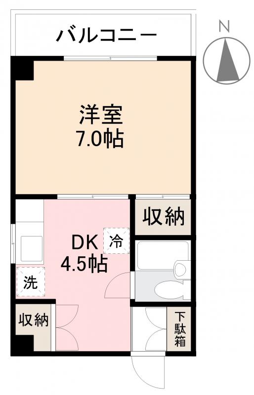 高松市中野町のマンションの間取り