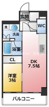 プレサンス　ロジェ　名古屋駅　GATE　FRONTの間取り