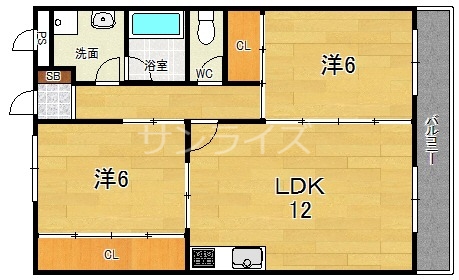 フォーレストコートＡ棟の間取り