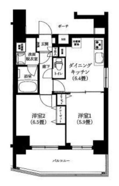 台東区下谷のマンションの間取り